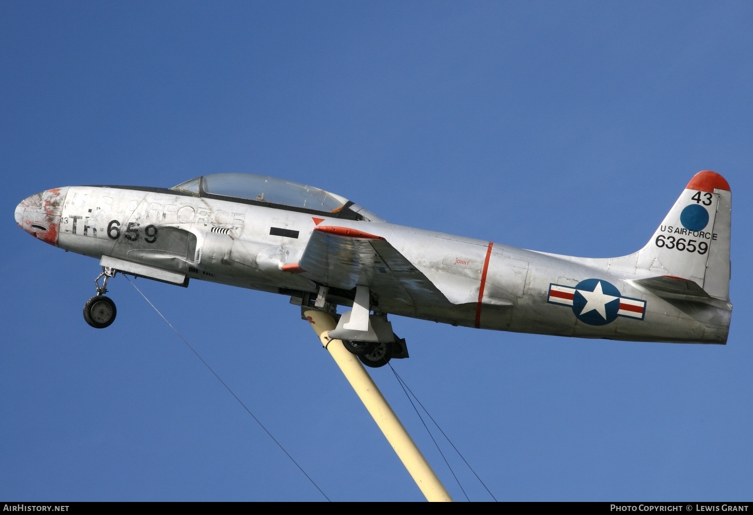 Aircraft Photo of 56-3659 / 63659 | Lockheed T-33A | USA - Air Force | AirHistory.net #257016