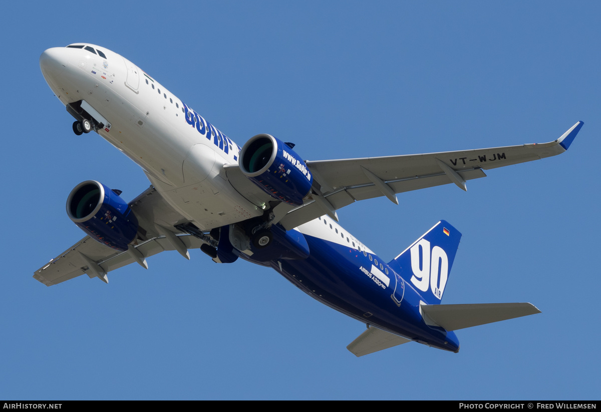 Aircraft Photo of D-AVVV / VT-WJM | Airbus A320-271N | GoAir | AirHistory.net #257029