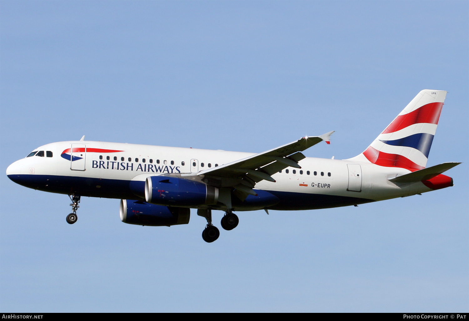 Aircraft Photo of G-EUPR | Airbus A319-131 | British Airways | AirHistory.net #257052