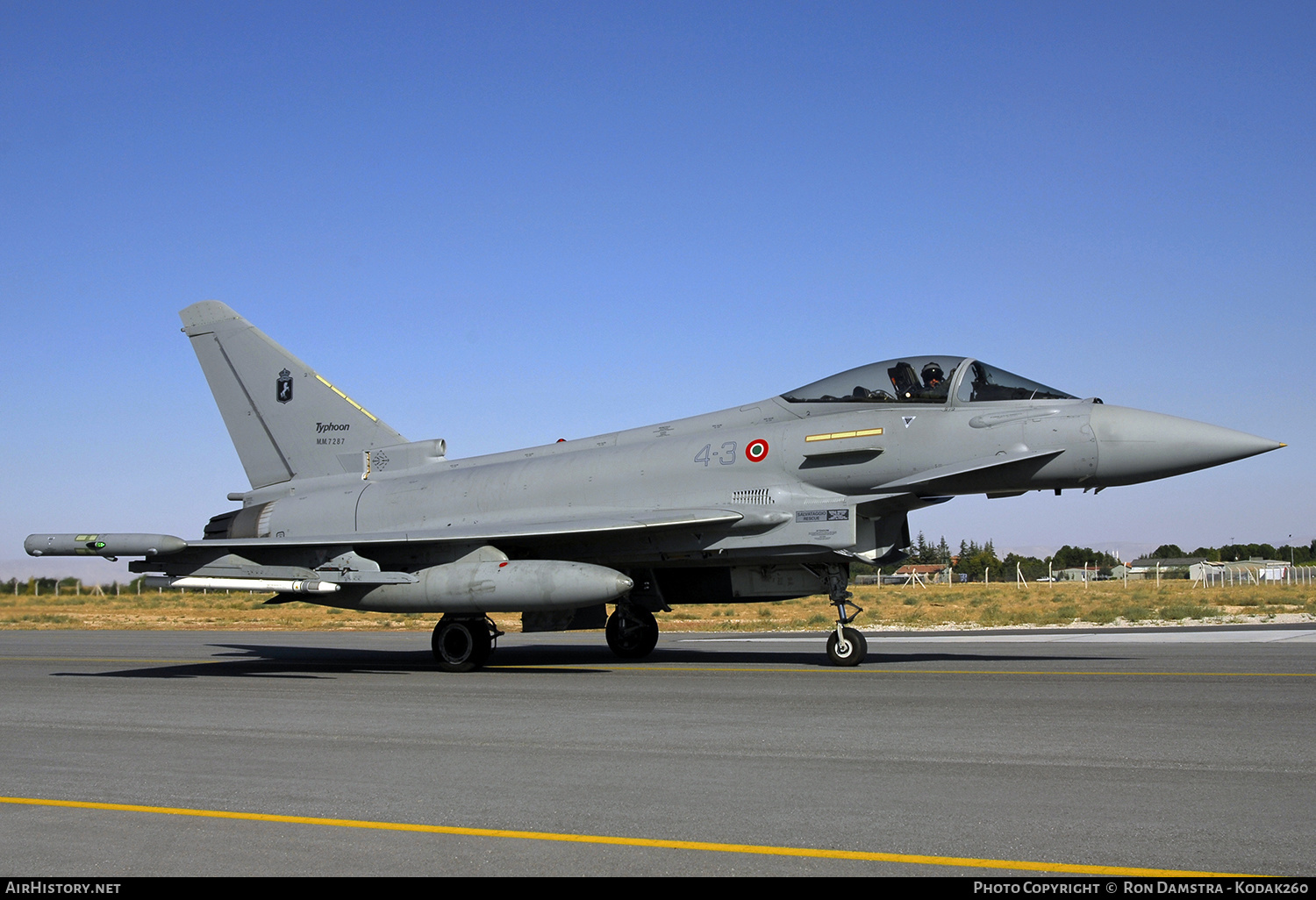 Aircraft Photo of MM7287 | Eurofighter F-2000A Typhoon | Italy - Air Force | AirHistory.net #257062