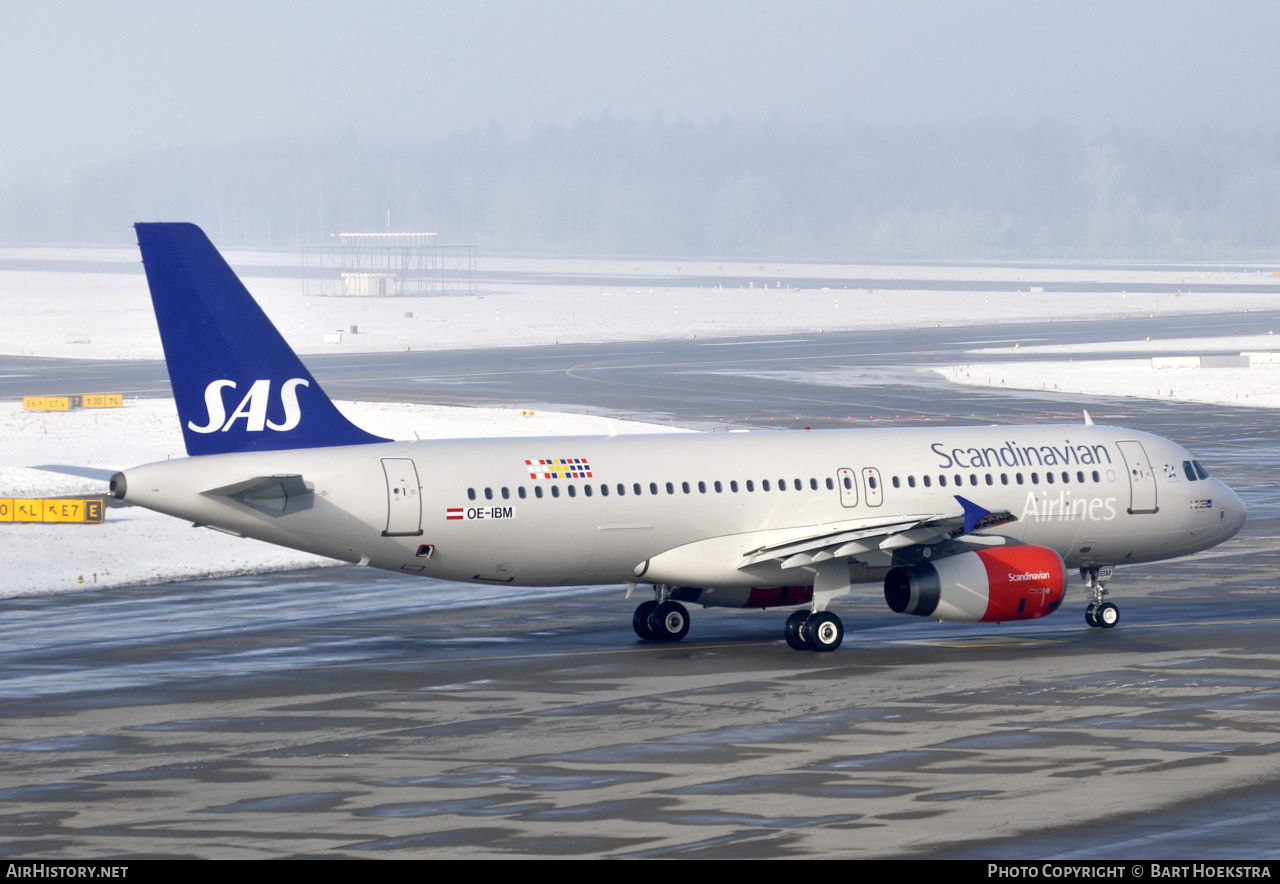 Aircraft Photo of OE-IBM | Airbus A320-232 | Scandinavian Airlines - SAS | AirHistory.net #257063