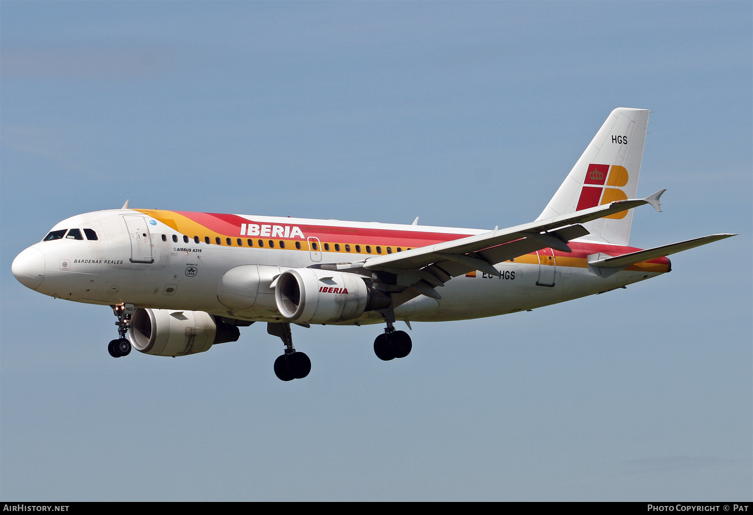 Aircraft Photo of EC-HGS | Airbus A319-111 | Iberia | AirHistory.net #257064