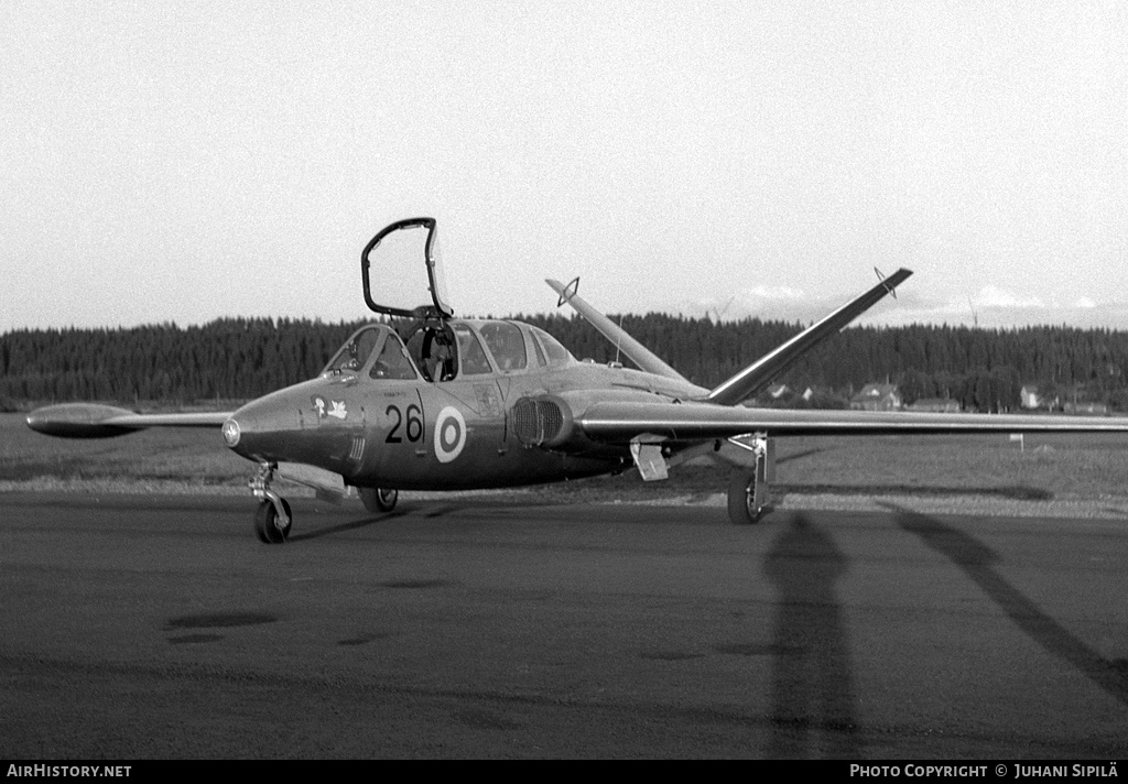Aircraft Photo of FM-26 | Fouga CM-170R Magister | Finland - Air Force | AirHistory.net #257073