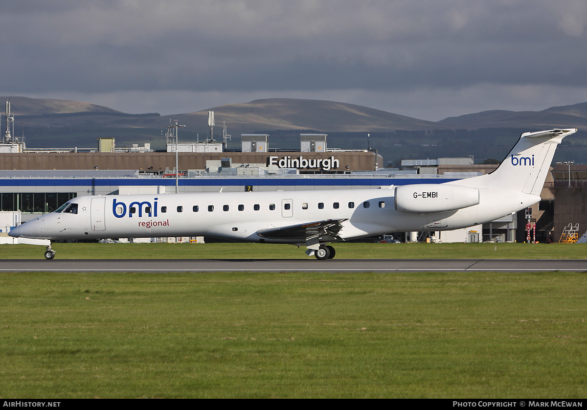 Aircraft Photo of G-EMBI | Embraer ERJ-145EU (EMB-145EU) | BMI Regional | AirHistory.net #257088
