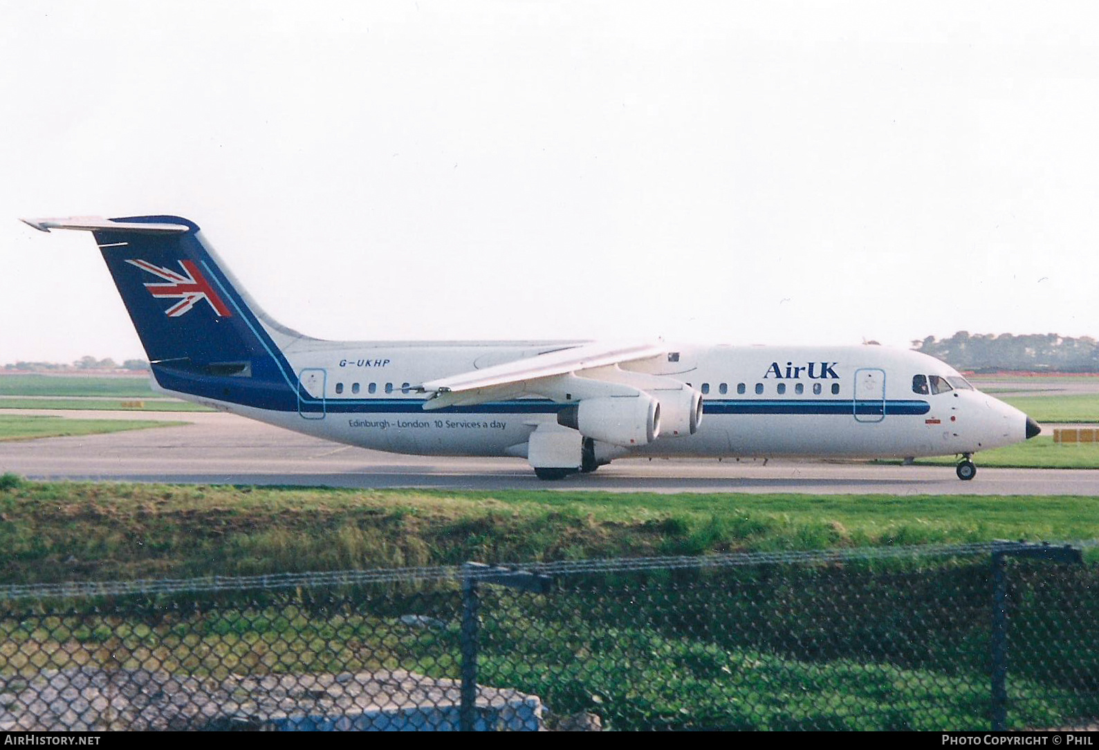 Aircraft Photo of G-UKHP | British Aerospace BAe-146-300 | Air UK | AirHistory.net #257104