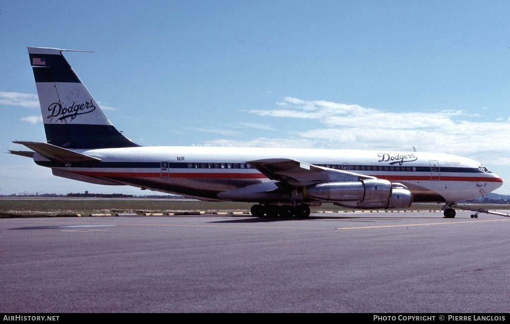 Aircraft Photo of N1R | Boeing 720-023B | Los Angeles Dodgers | AirHistory.net #257108