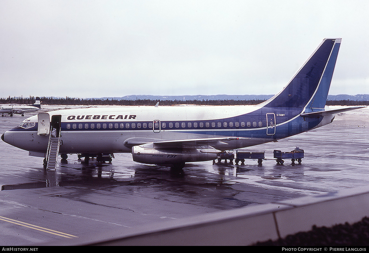 Aircraft Photo of C-GQBT | Boeing 737-2Q9/Adv | Quebecair | AirHistory.net #257113