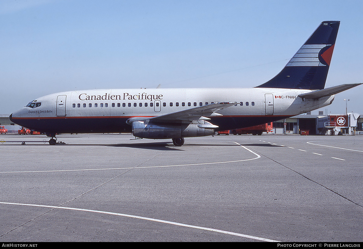 Aircraft Photo of C-FNAH | Boeing 737-242C | Canadian Pacific - Canadien Pacifique | AirHistory.net #257114