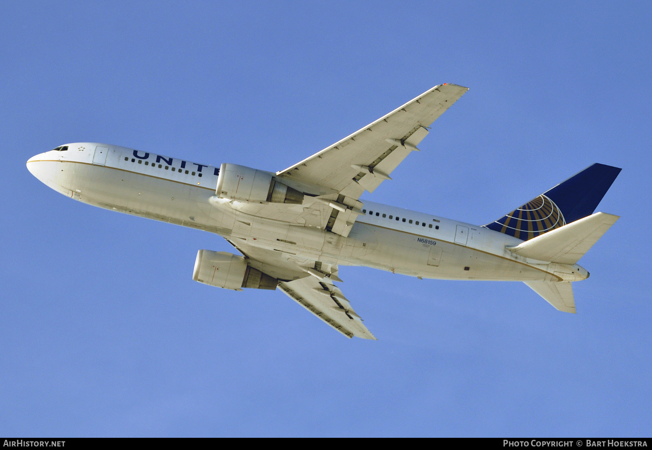 Aircraft Photo of N68159 | Boeing 767-224/ER | United Airlines | AirHistory.net #257117