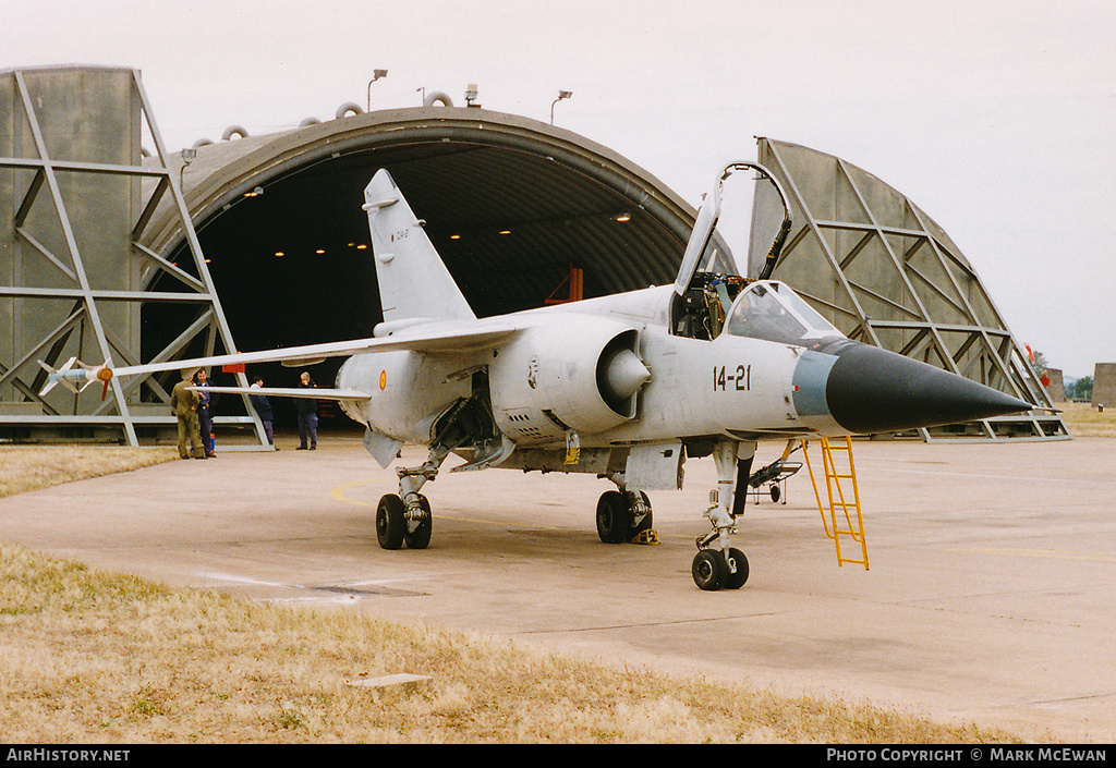 Aircraft Photo of C14-21 | Dassault Mirage F1CE | Spain - Air Force | AirHistory.net #257145