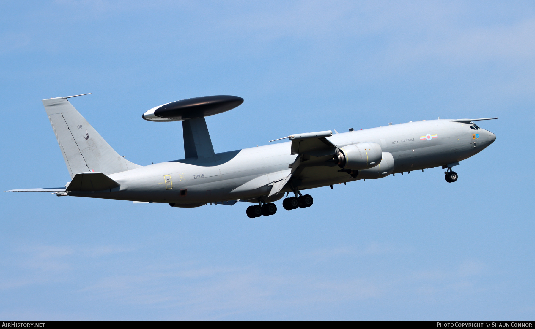 Aircraft Photo Of Zh106 Boeing E 3d Sentry Aew1 707 300 Uk Air Force Airhistory Net
