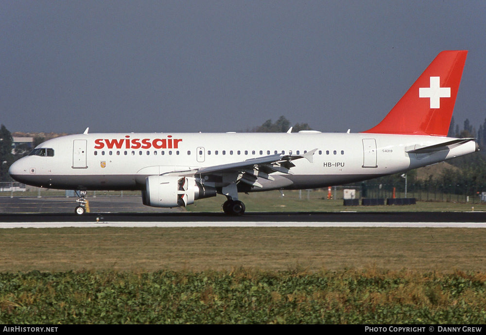 Aircraft Photo of HB-IPU | Airbus A319-112 | Swissair | AirHistory.net #257171