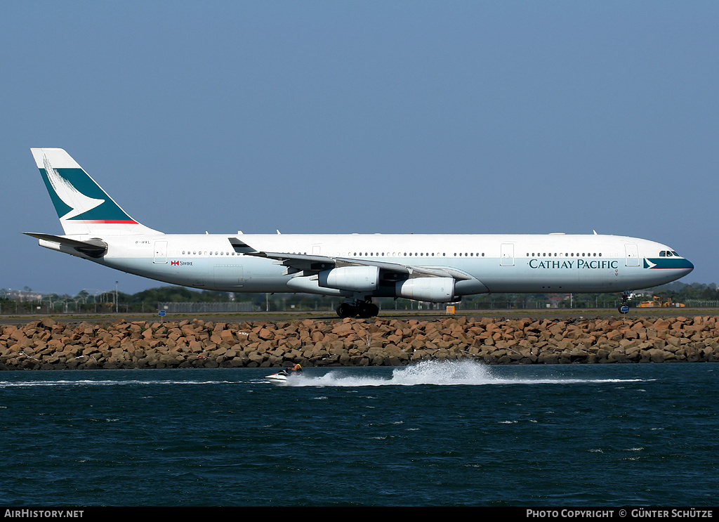 Aircraft Photo of B-HXL | Airbus A340-313 | Cathay Pacific Airways | AirHistory.net #257193