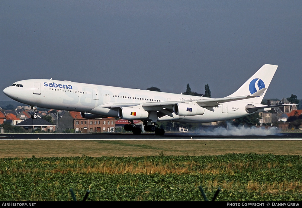 Aircraft Photo of OO-SCW | Airbus A340-212 | Sabena | AirHistory.net #257195