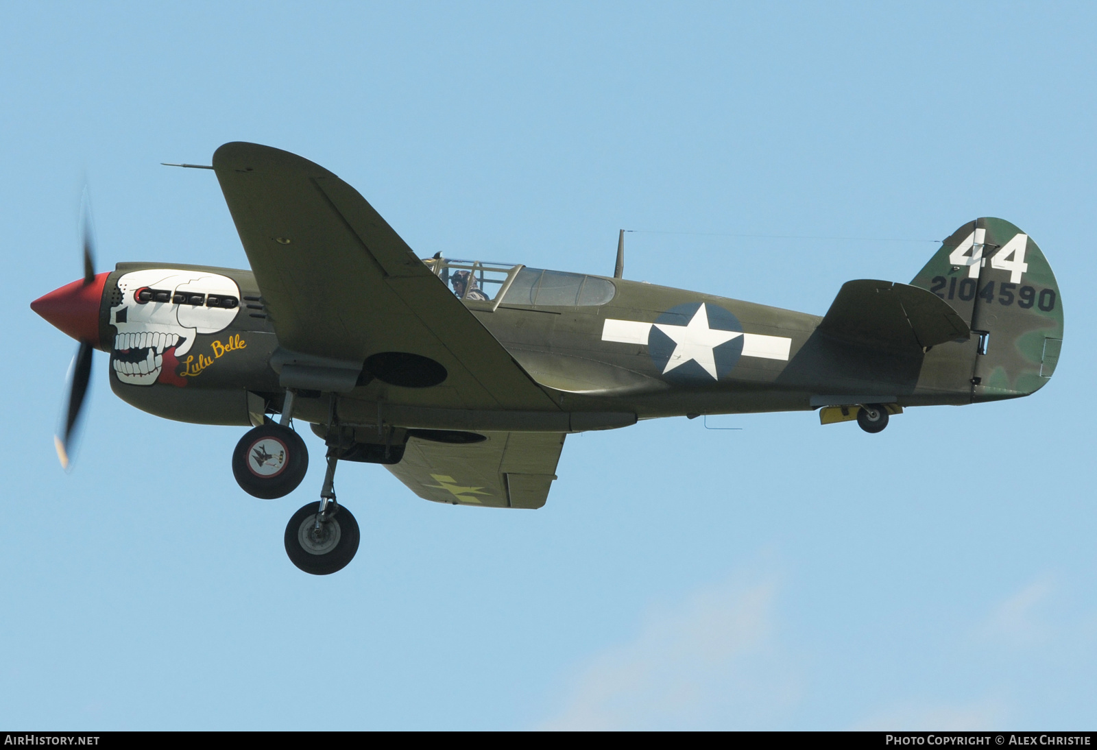 Aircraft Photo of G-KITT / 2104590 | Curtiss P-40M Warhawk | USA - Air Force | AirHistory.net #257203