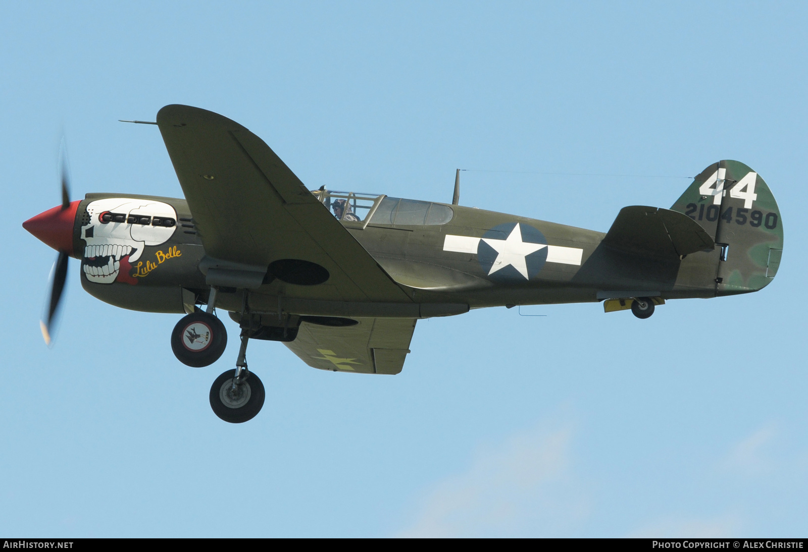 Aircraft Photo of G-KITT / 2104590 | Curtiss P-40M Kittyhawk Mk.III | USA - Air Force | AirHistory.net #257203