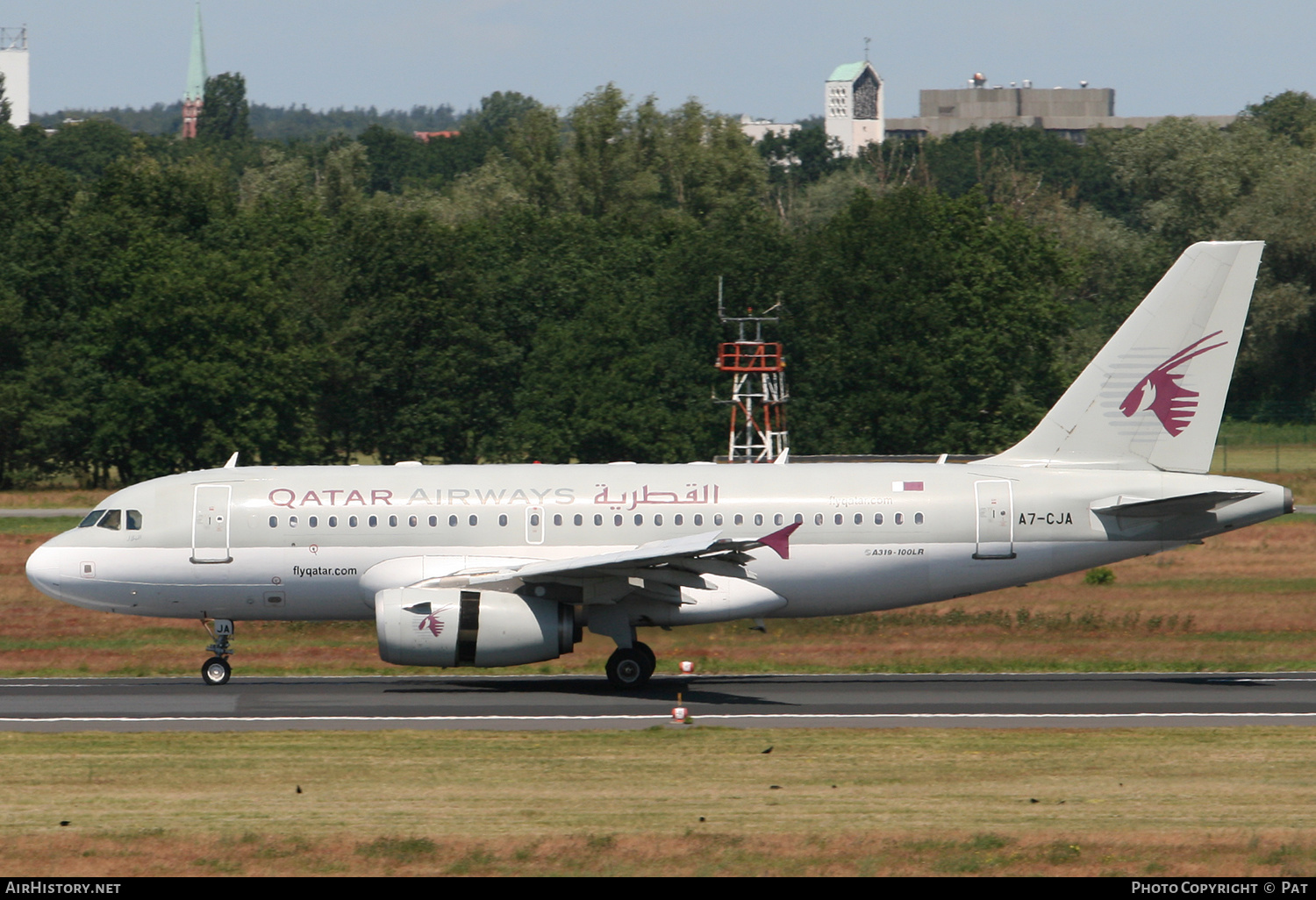 Aircraft Photo of A7-CJA | Airbus A319-133LR | Qatar Airways | AirHistory.net #257225