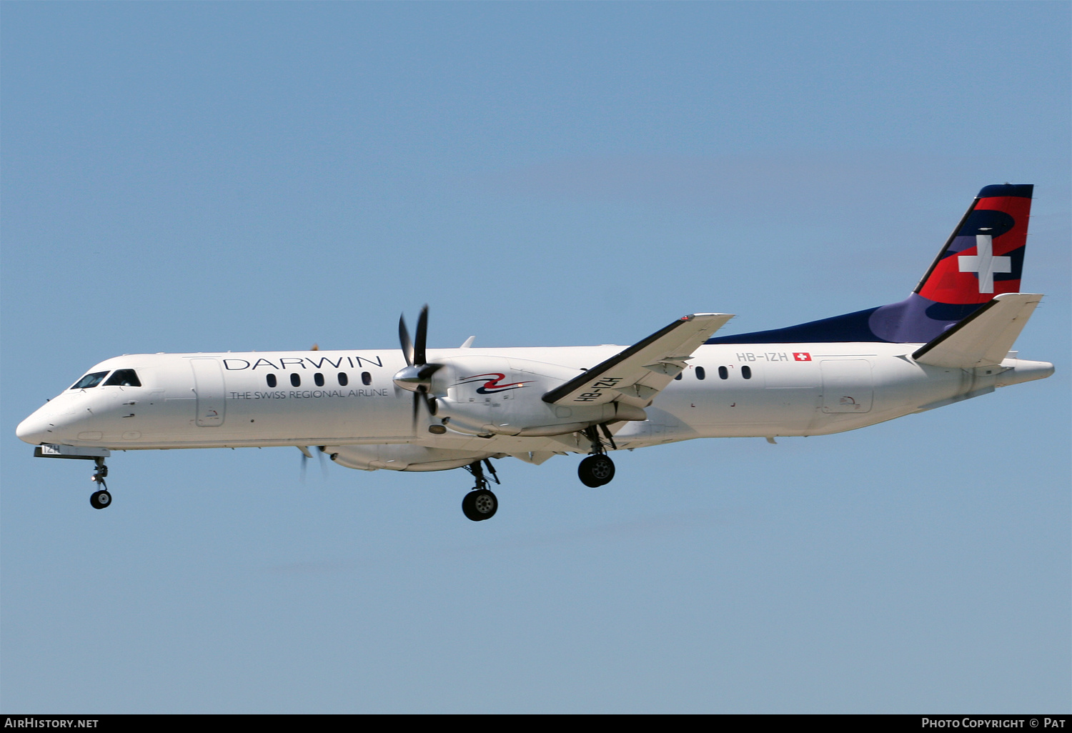 Aircraft Photo of HB-IZH | Saab 2000 | Darwin Airline | AirHistory.net #257248