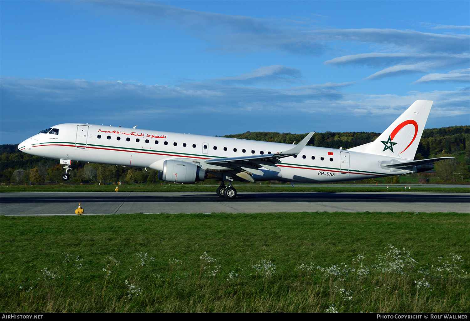 Aircraft Photo of PH-DNA | Embraer 190AR (ERJ-190-100IGW) | Royal Air Maroc - RAM | AirHistory.net #257259