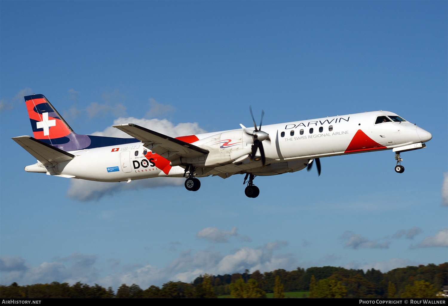 Aircraft Photo of HB-IZJ | Saab 2000 | Darwin Airline | AirHistory.net #257261