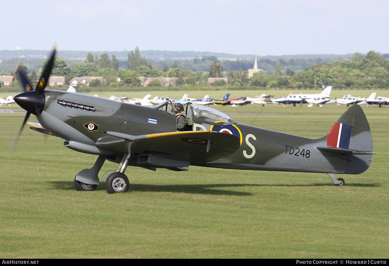 Aircraft Photo of G-OXVI / TD248 | Supermarine 361 Spitfire LF16E | UK - Air Force | AirHistory.net #257274