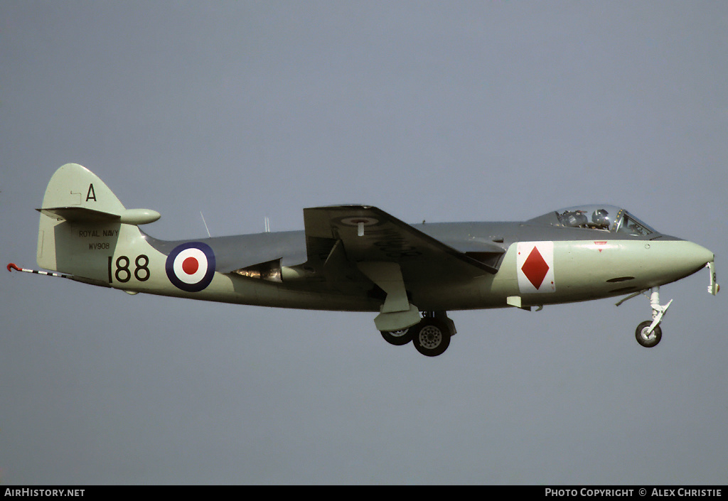 Aircraft Photo of WV908 | Hawker Sea Hawk FGA6 | UK - Navy | AirHistory.net #257280