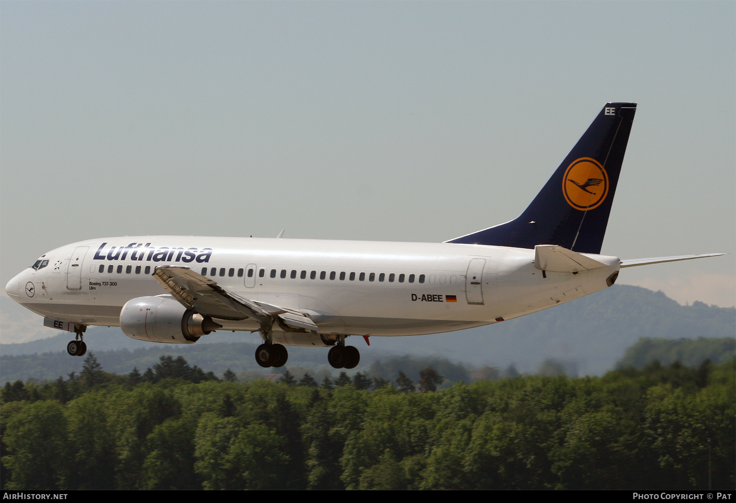 Aircraft Photo of D-ABEE | Boeing 737-330 | Lufthansa | AirHistory.net #257289