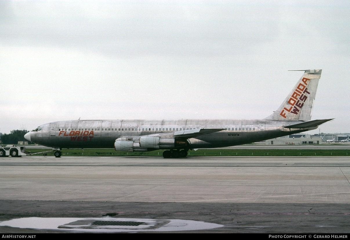 Aircraft Photo of N760FW | Boeing 707-373C | Florida West Airlines | AirHistory.net #257313