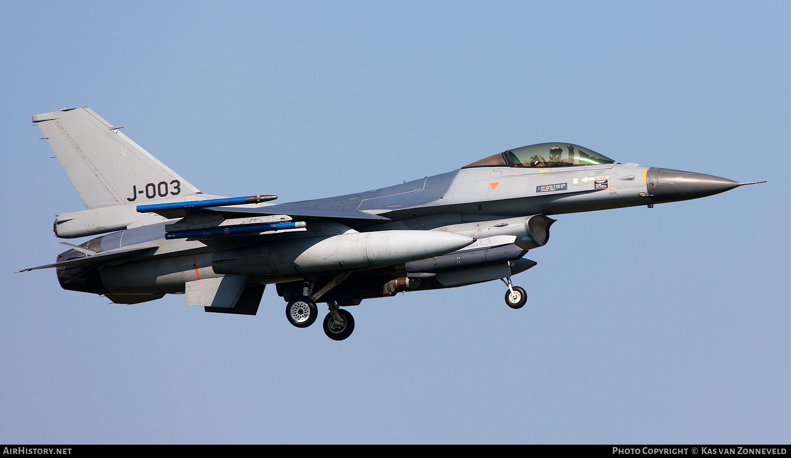 Aircraft Photo of J-003 | General Dynamics F-16AM Fighting Falcon | Netherlands - Air Force | AirHistory.net #257325