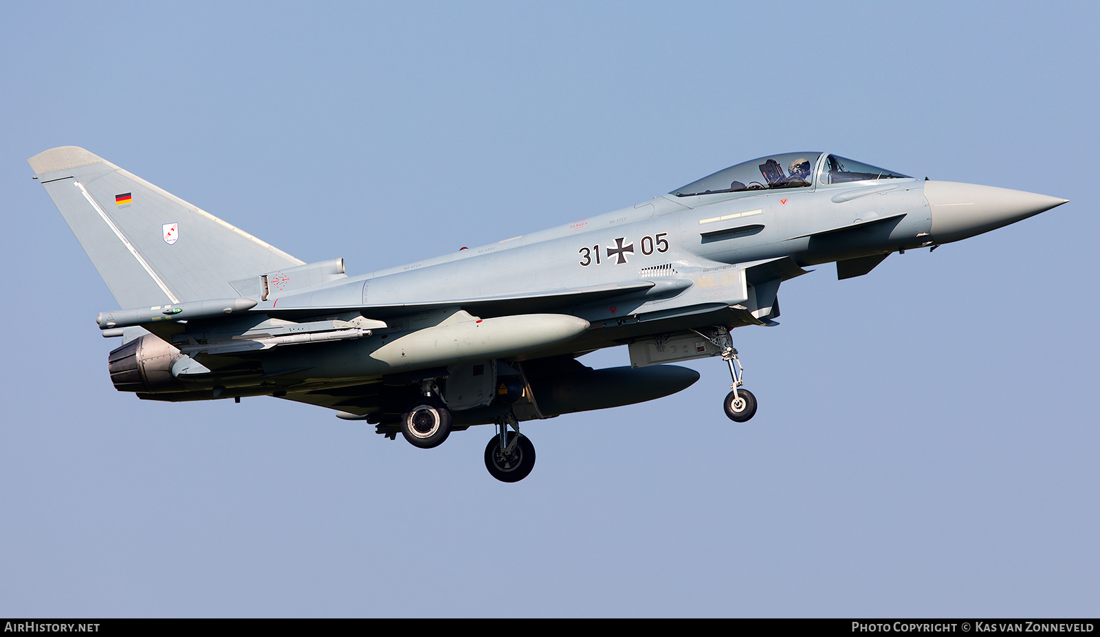 Aircraft Photo of 3105 | Eurofighter EF-2000 Typhoon S | Germany - Air Force | AirHistory.net #257326