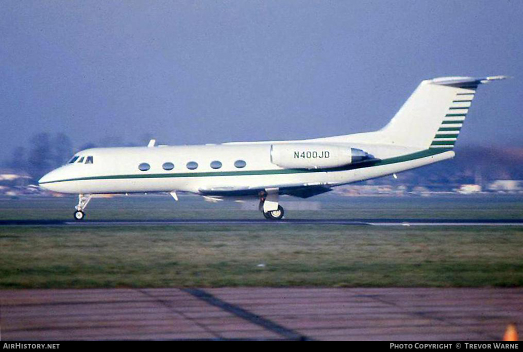 Aircraft Photo of N400JD | Grumman G-1159 Gulfstream II | AirHistory.net #257329