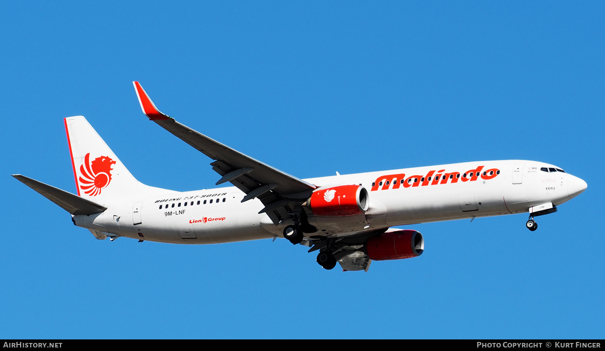 Aircraft Photo of 9M-LNF | Boeing 737-9GP/ER | Malindo Air | AirHistory.net #257336