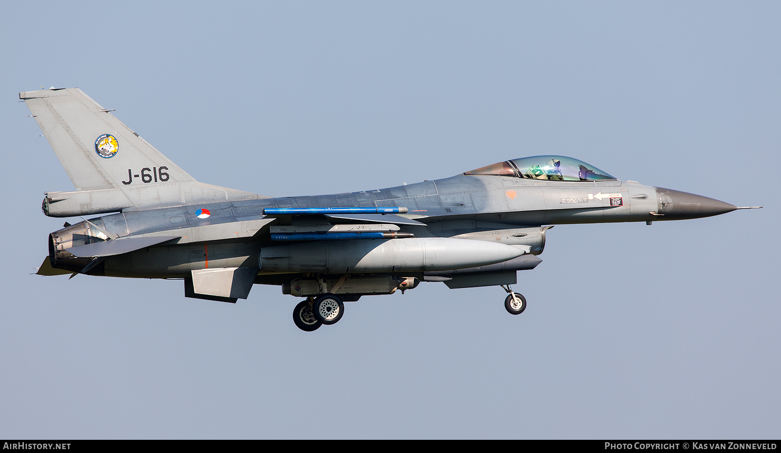 Aircraft Photo of J-616 | General Dynamics F-16AM Fighting Falcon | Netherlands - Air Force | AirHistory.net #257349