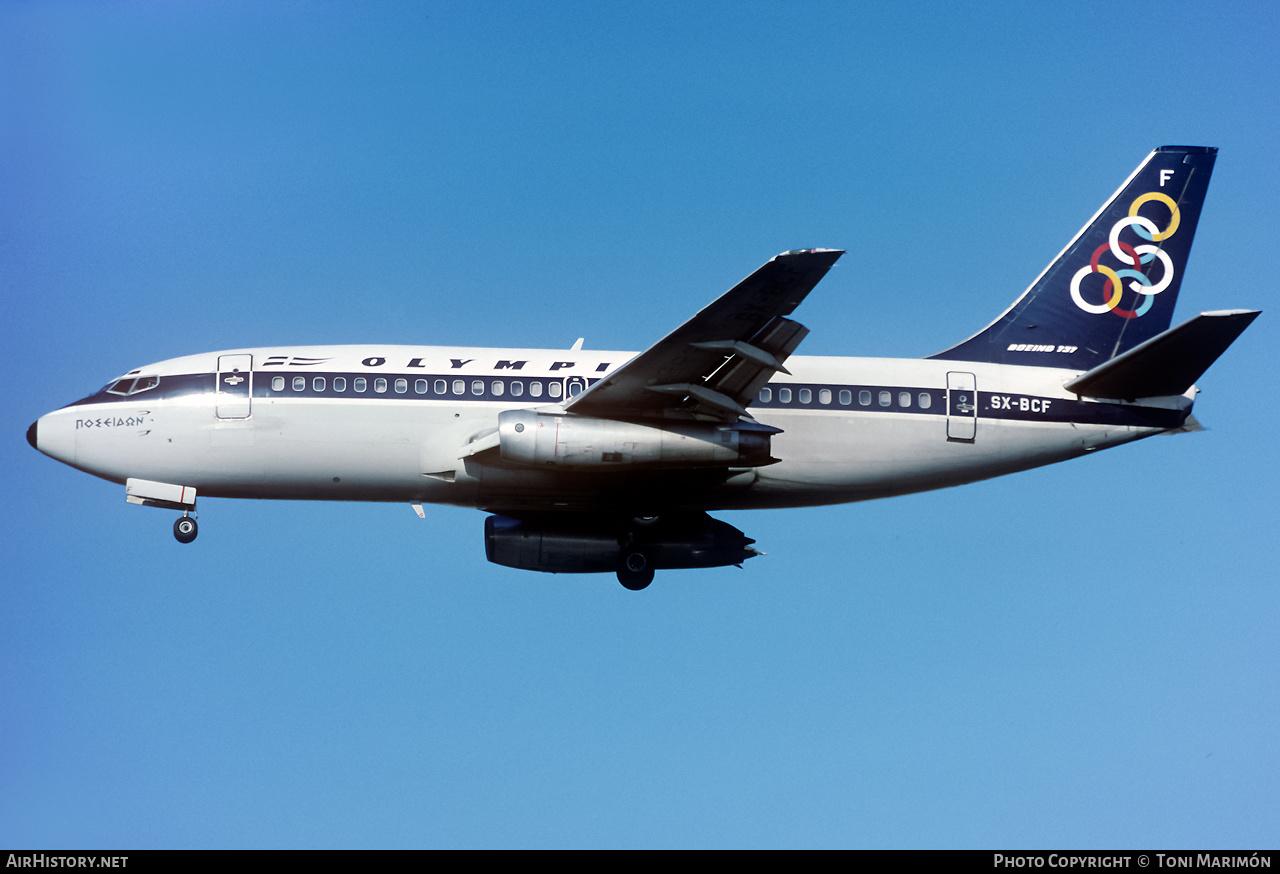 Aircraft Photo of SX-BCF | Boeing 737-284/Adv | Olympic | AirHistory.net #257350