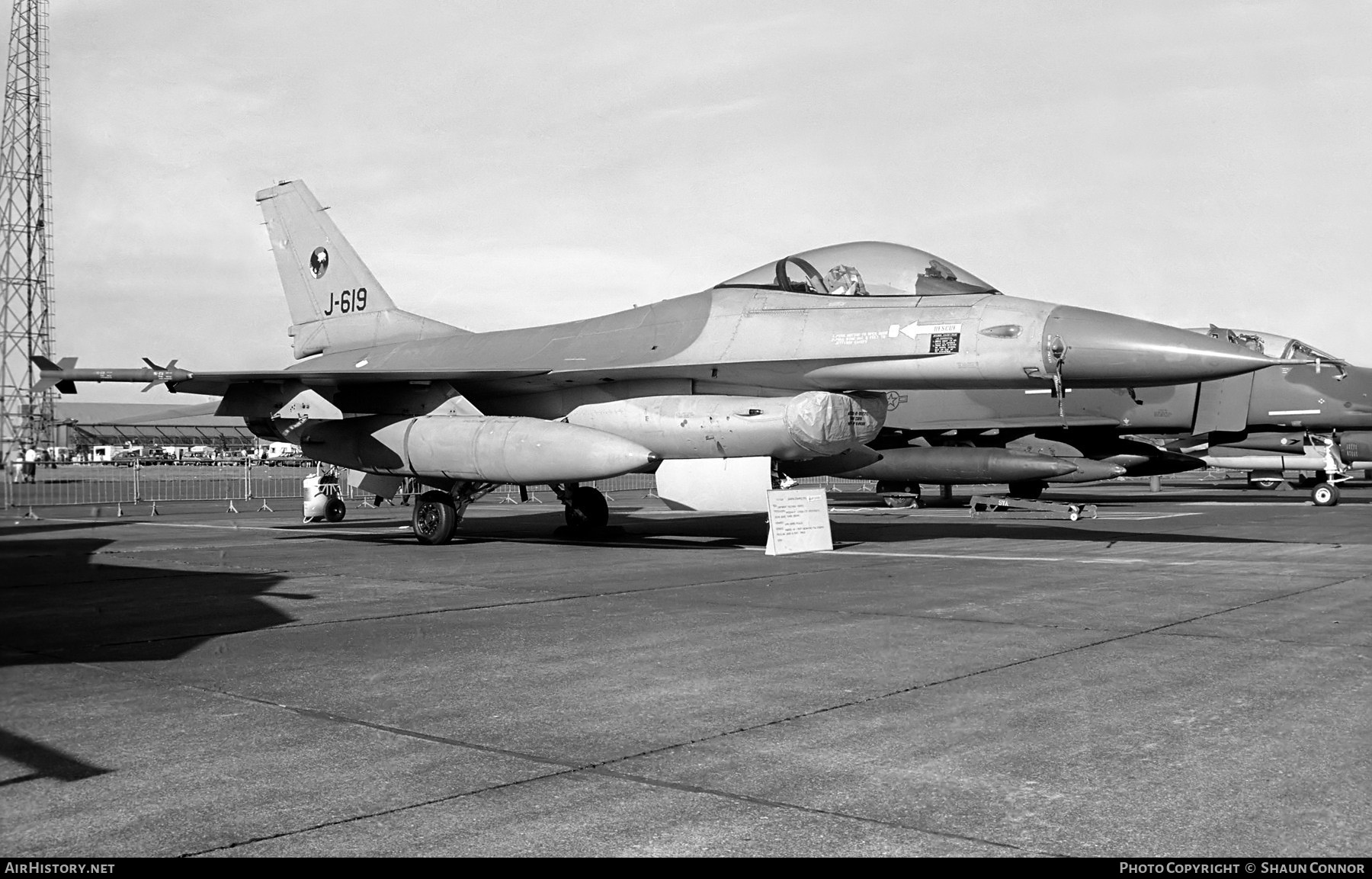 Aircraft Photo of J-619 | General Dynamics F-16A Fighting Falcon | Netherlands - Air Force | AirHistory.net #257351