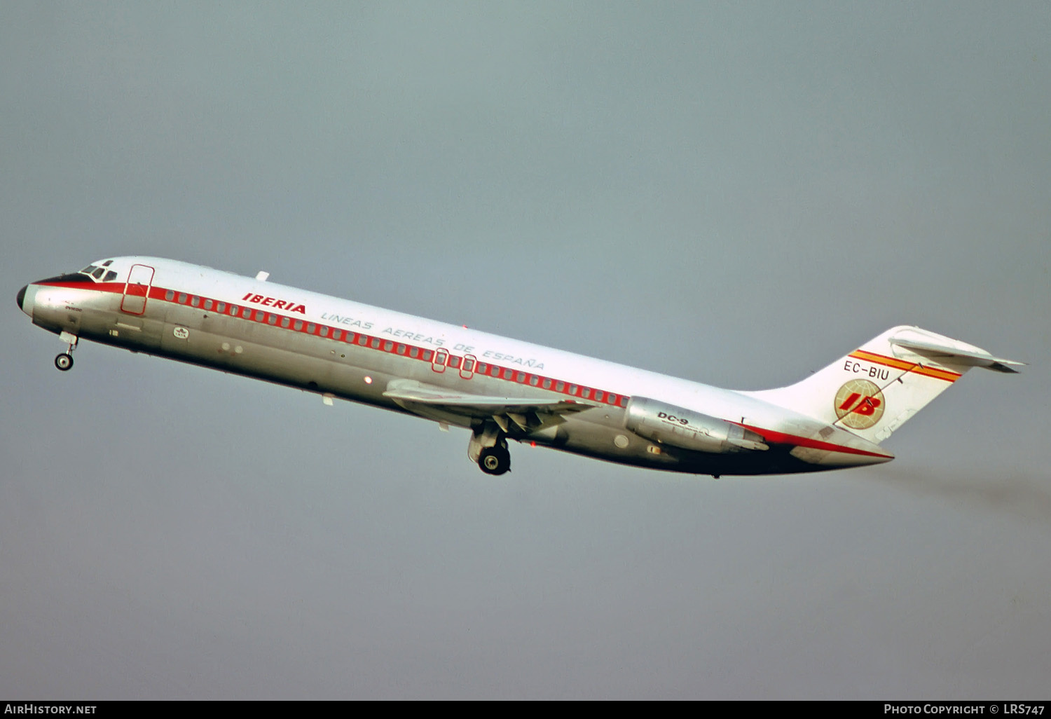 Aircraft Photo of EC-BIU | McDonnell Douglas DC-9-32 | Iberia | AirHistory.net #257372