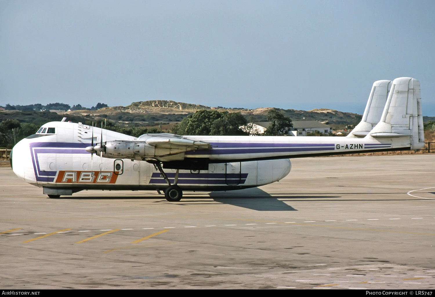 Aircraft Photo of G-AZHN | Armstrong Whitworth AW-650 Argosy 101 | Air Bridge Carriers - ABC | AirHistory.net #257376