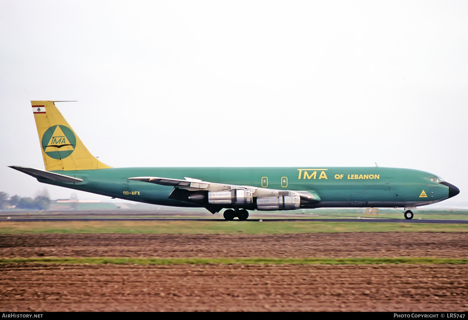 Aircraft Photo of OD-AFX | Boeing 707-327C | TMA of Lebanon - Trans Mediterranean Airways | AirHistory.net #257380