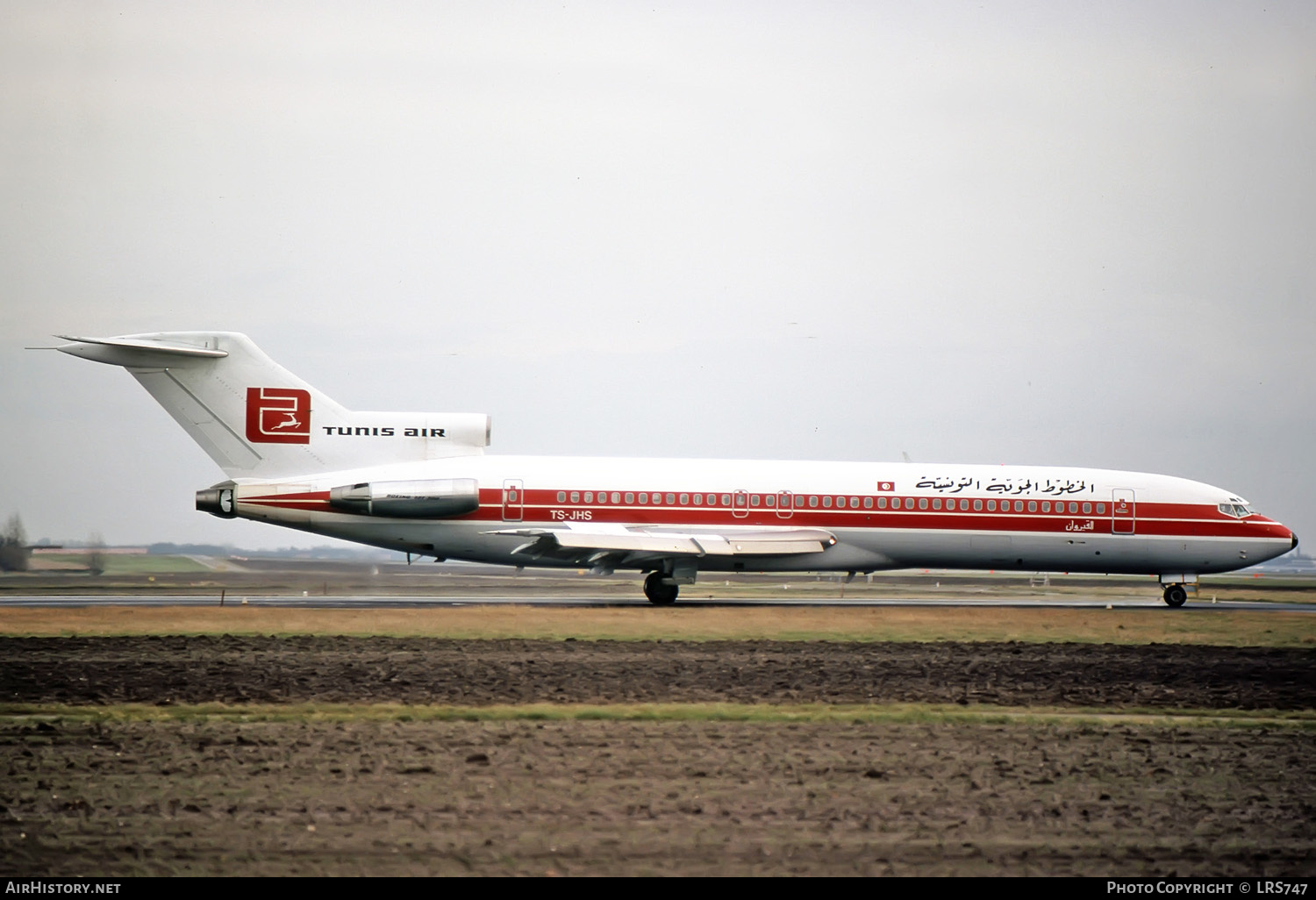 Aircraft Photo of TS-JHS | Boeing 727-2H3/Adv | Tunis Air | AirHistory.net #257386