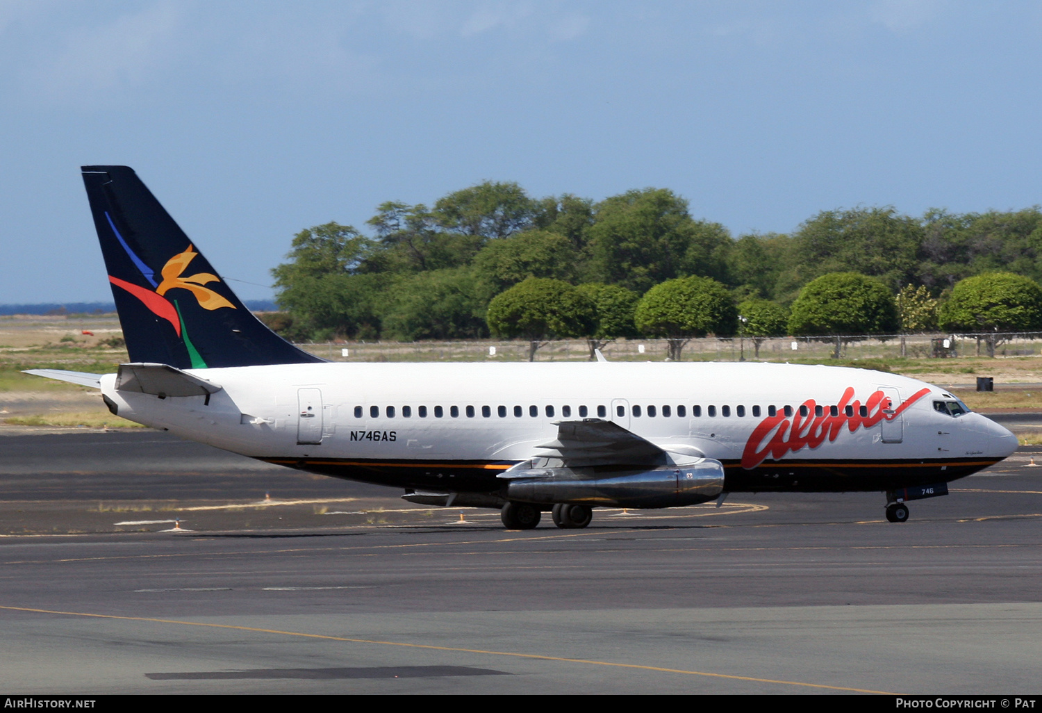Aircraft Photo of N746AS | Boeing 737-2X6C/Adv | Aloha Airlines | AirHistory.net #257389