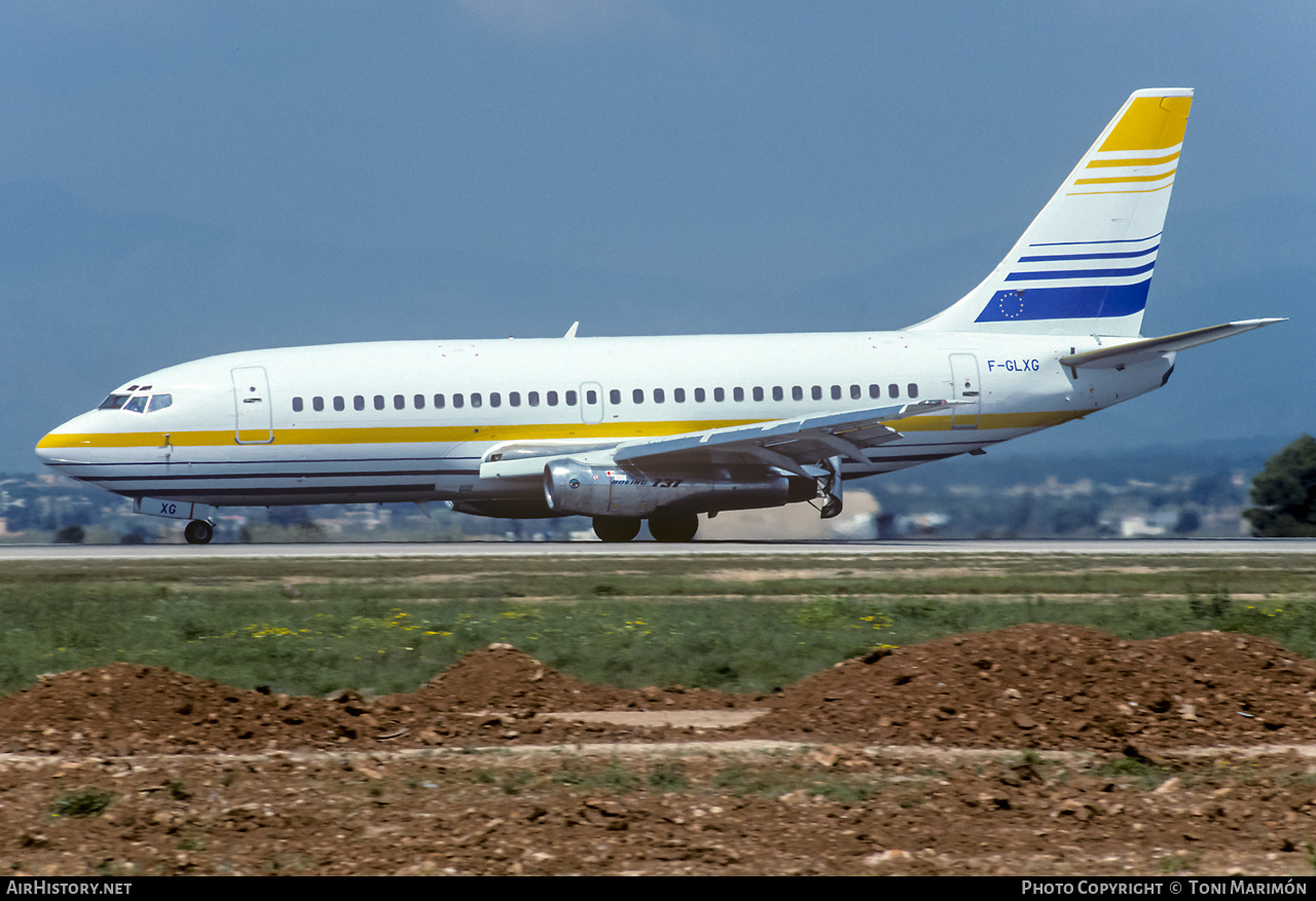 Aircraft Photo of F-GLXG | Boeing 737-2M8/Adv | EAS Europe Airlines | AirHistory.net #257401
