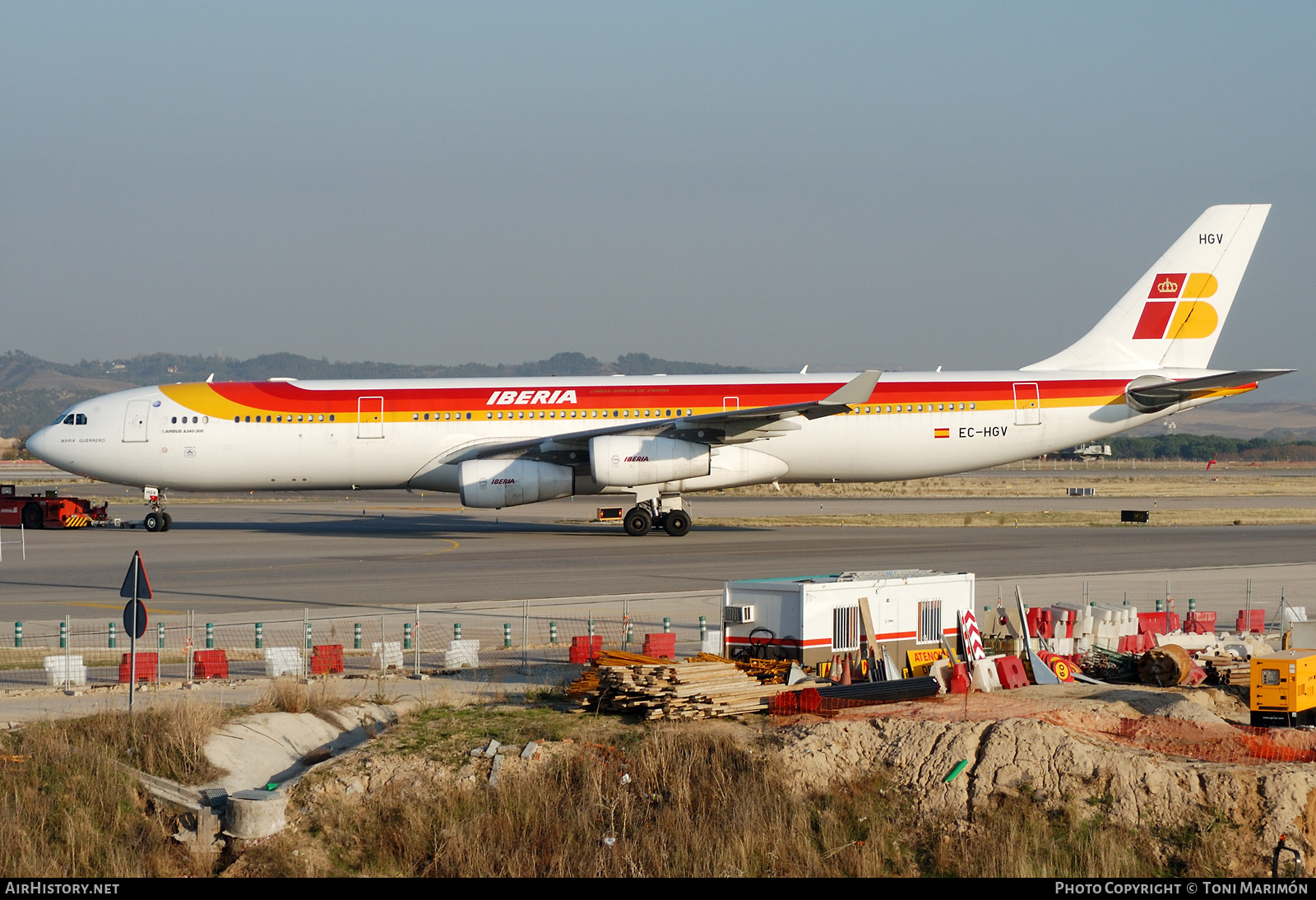 Aircraft Photo of EC-HGV | Airbus A340-313X | Iberia | AirHistory.net #257422