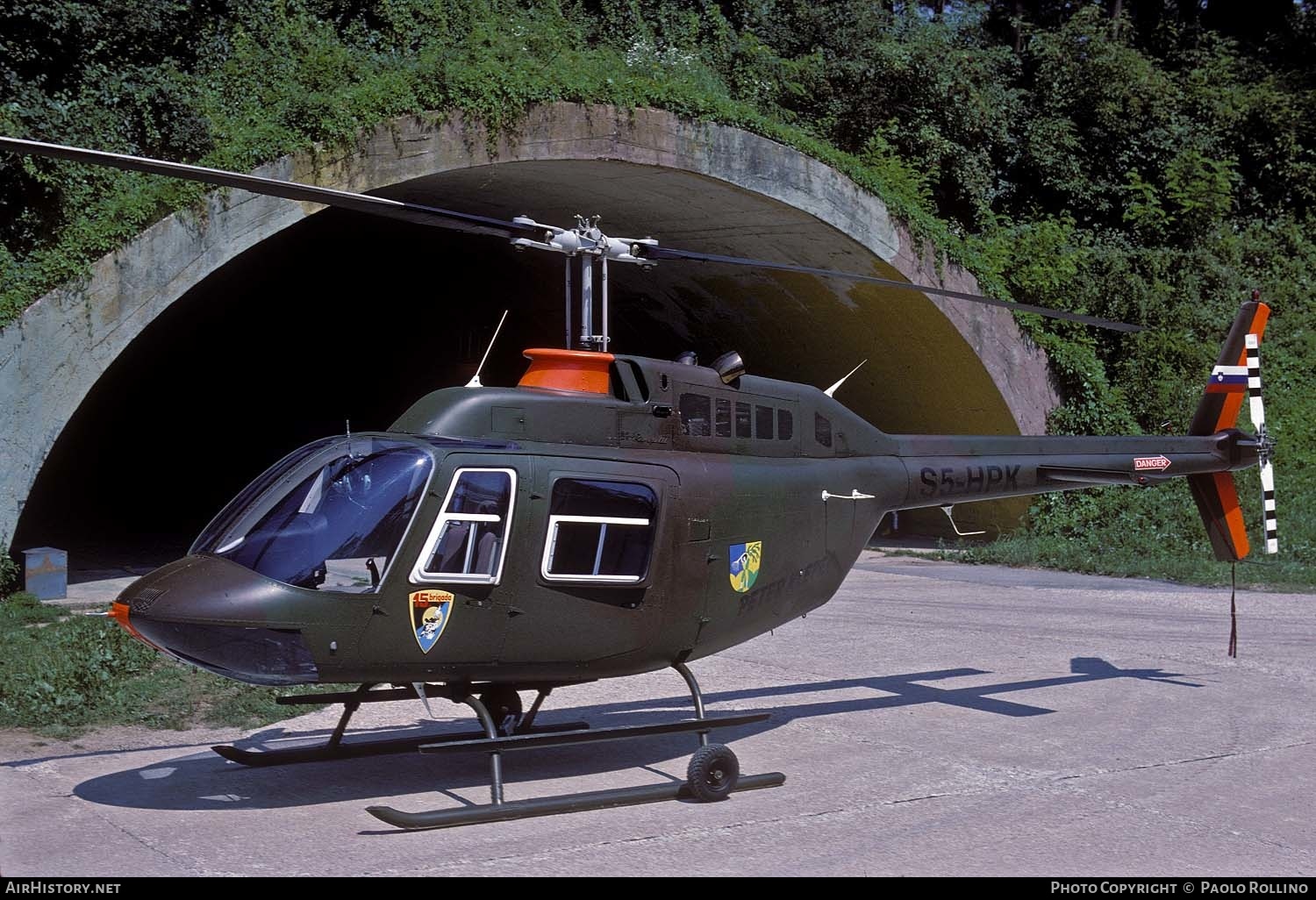 Aircraft Photo of S5-HPK | Bell AB-206B-3 JetRanger III | Slovenia - Air Force | AirHistory.net #257429