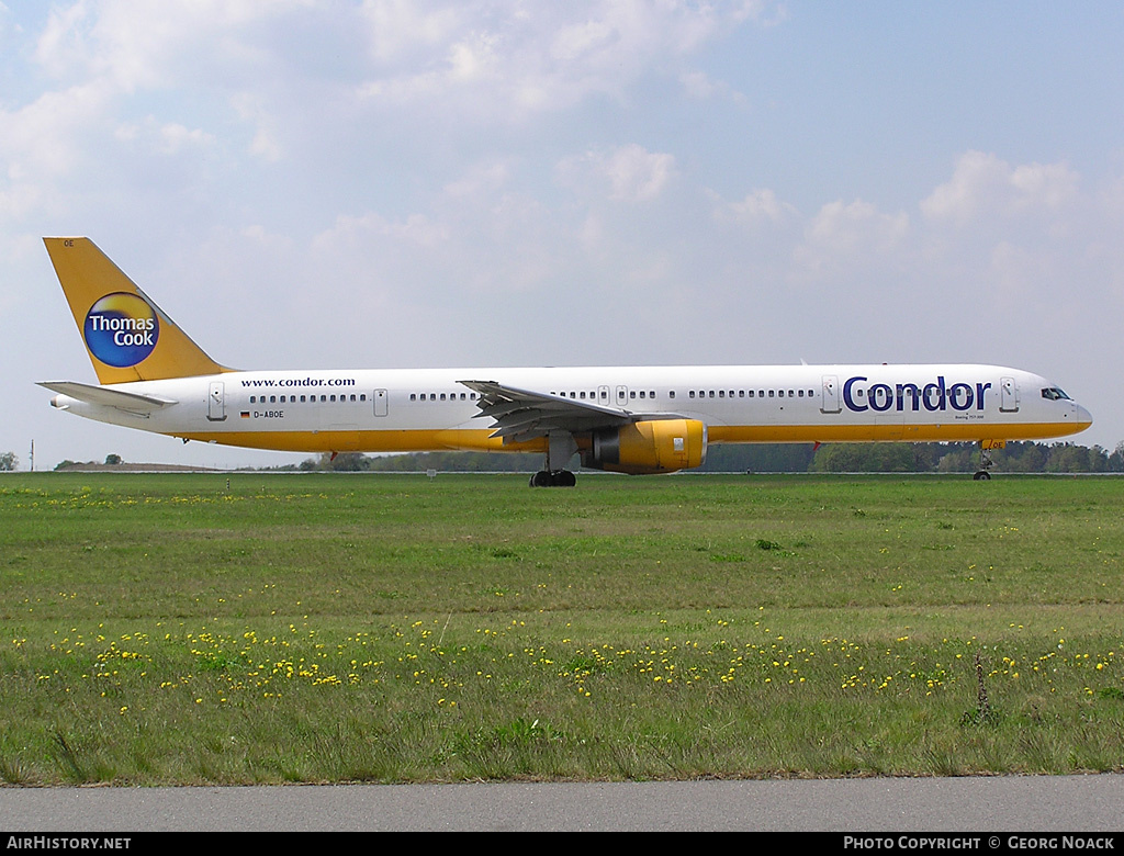 Aircraft Photo of D-ABOE | Boeing 757-330 | Condor Flugdienst | AirHistory.net #257436