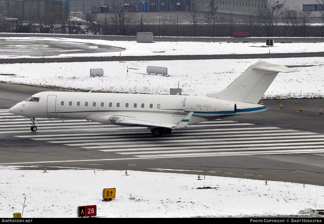 Aircraft Photo of VQ-BSC | Bombardier Global Express XRS (BD-700-1A10) | AirHistory.net #257443
