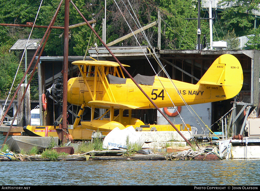 Aircraft Photo of CF-HUS | Naval Aircraft Factory N3N-3 | AirHistory.net #257448