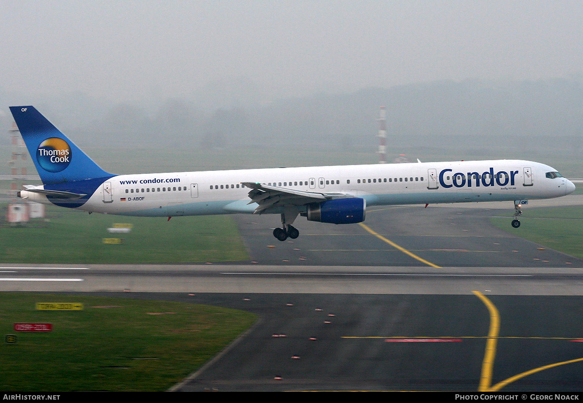 Aircraft Photo of D-ABOF | Boeing 757-330 | Condor Flugdienst | AirHistory.net #257449
