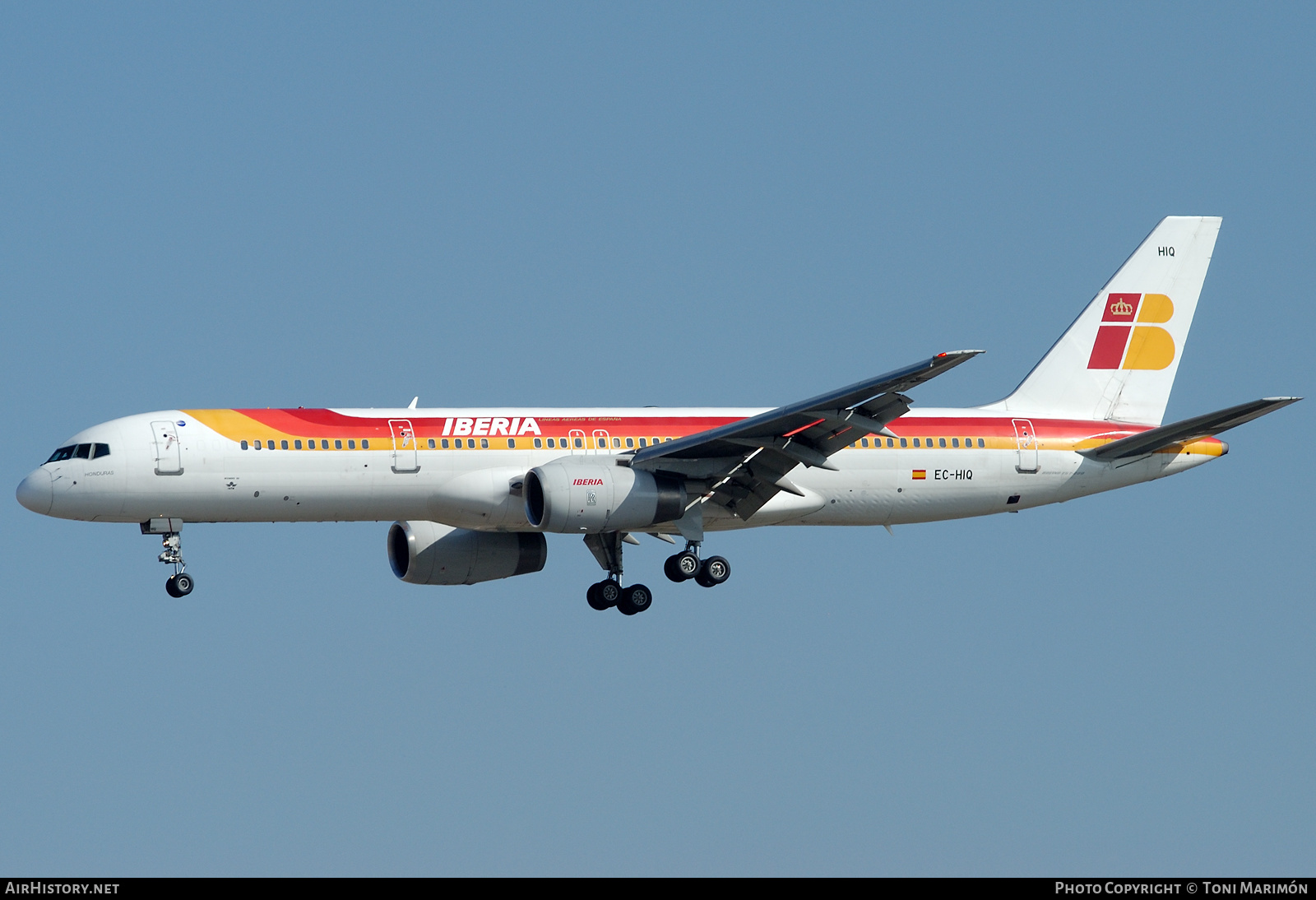 Aircraft Photo of EC-HIQ | Boeing 757-256 | Iberia | AirHistory.net #257454