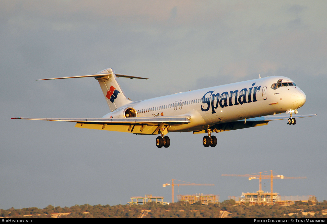 Aircraft Photo of EC-HHP | McDonnell Douglas MD-82 (DC-9-82) | Spanair | AirHistory.net #257469