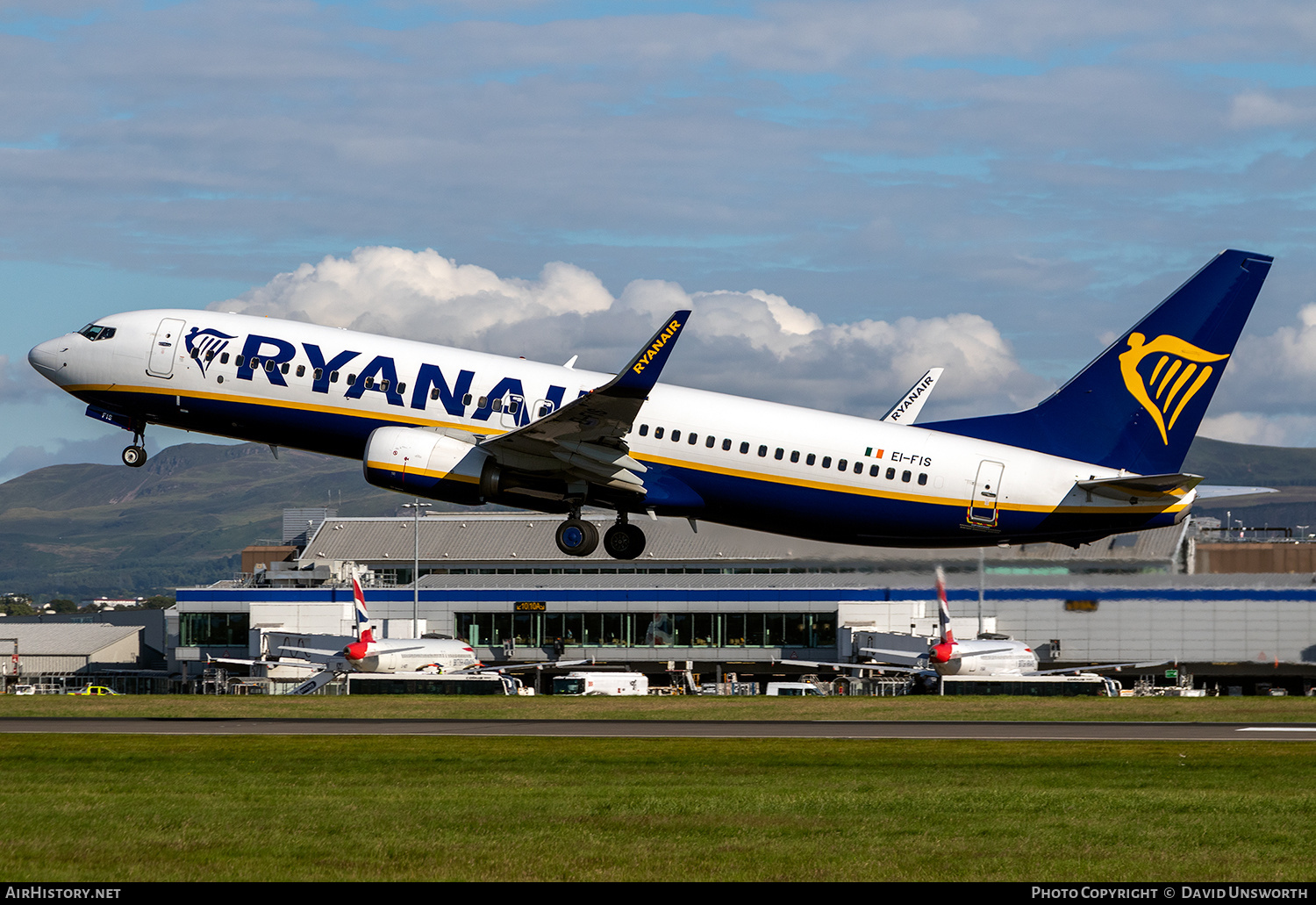 Aircraft Photo of EI-FIS | Boeing 737-8AS | Ryanair | AirHistory.net #257483